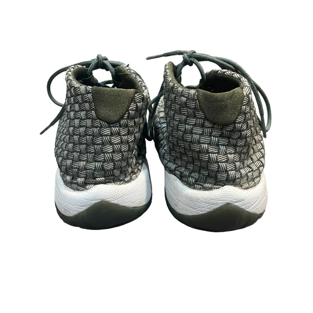 Nike Air Jordan Green Gray woven Pattern - Picture 3 of 4